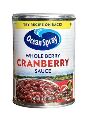 美国优鲜沛蔓越莓果酱火鸡酱 397g Whole Berry Cranberry Sauce