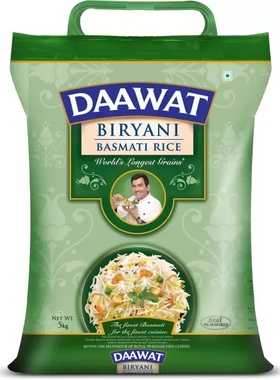 INDIAN FOOD印度 DAAWAT BIRYANI BASMATI RICE 巴适马蒂大米 5kg
