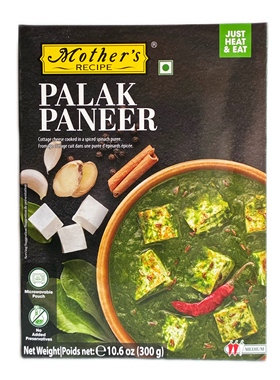 Indian ready meals Ready to eat mother's  palak paneer  300g