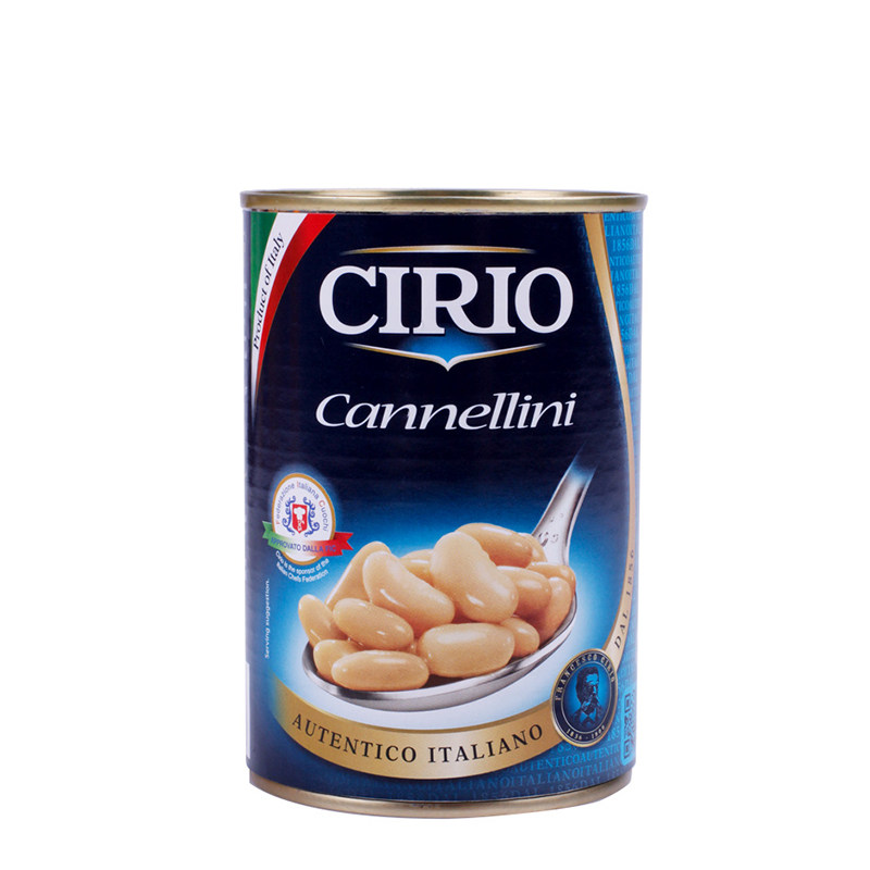 canned white beans意大利进口茄意欧白豆 400g 即食西餐沙拉配料