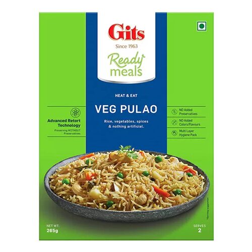 Ready meals Ready to eat Gits Veg pulao 速食咖喱