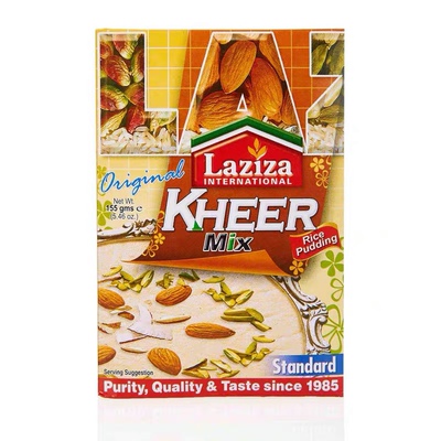 Laziza KHEER MIX RICE PUDDING 155G  kheer mix