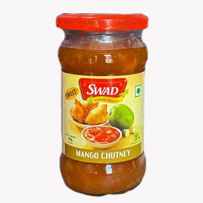 Indian 印度酱 Swad sweet mango chutney 芒果甜味酸辣酱 350g