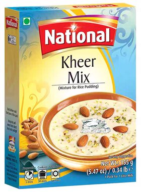 National KHEER MIX RICE PUDDING 甜点布丁粉 155G  kheer mix