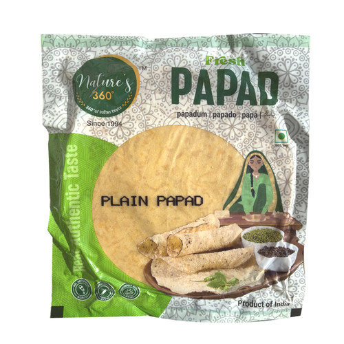 Plain Papad 200g  油炸油煎原味豆饼