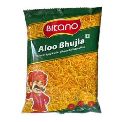 印度小吃 snacks 印度零食即食日常零食 aloo bhujia namkeen