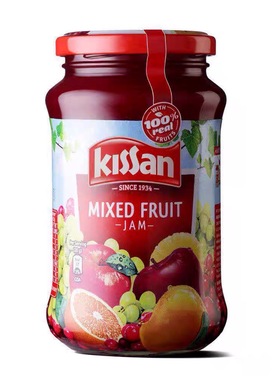 india food印度进口食品Kissan Mixed Fruit Jam什锦水果果酱500g