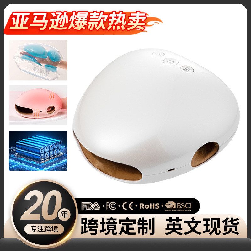 新款手部按摩器跨境热敷电动智能无线气压手掌手指关节理疗按摩仪