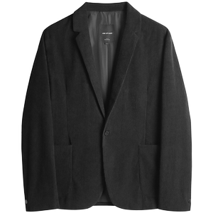 HIM汉崇 舒适灯芯绒休闲西服男士高级感轻商务单西装 2024秋季