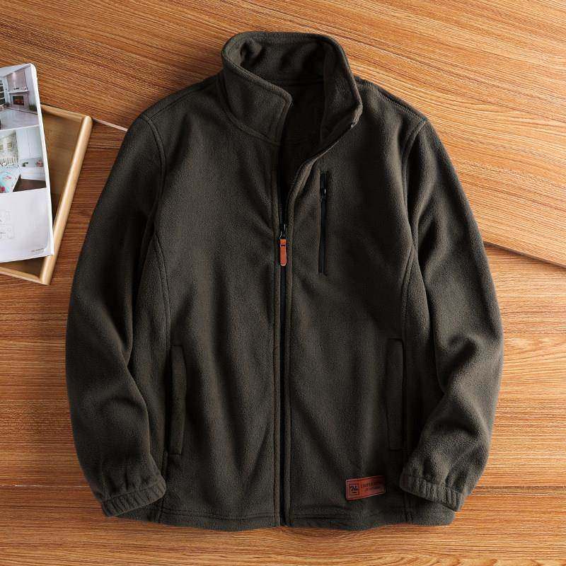 MAROLIO~专柜品质！摇粒绒外套男秋冬新款户外运动多口袋抓绒夹克,男装,大码上装,淘宝优惠券,粉丝福利购,淘宝优惠卷