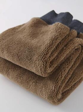 Mostarsea~显瘦舒适！重磅羊羔绒卫裤冬季宽松大码保暖运动休闲裤