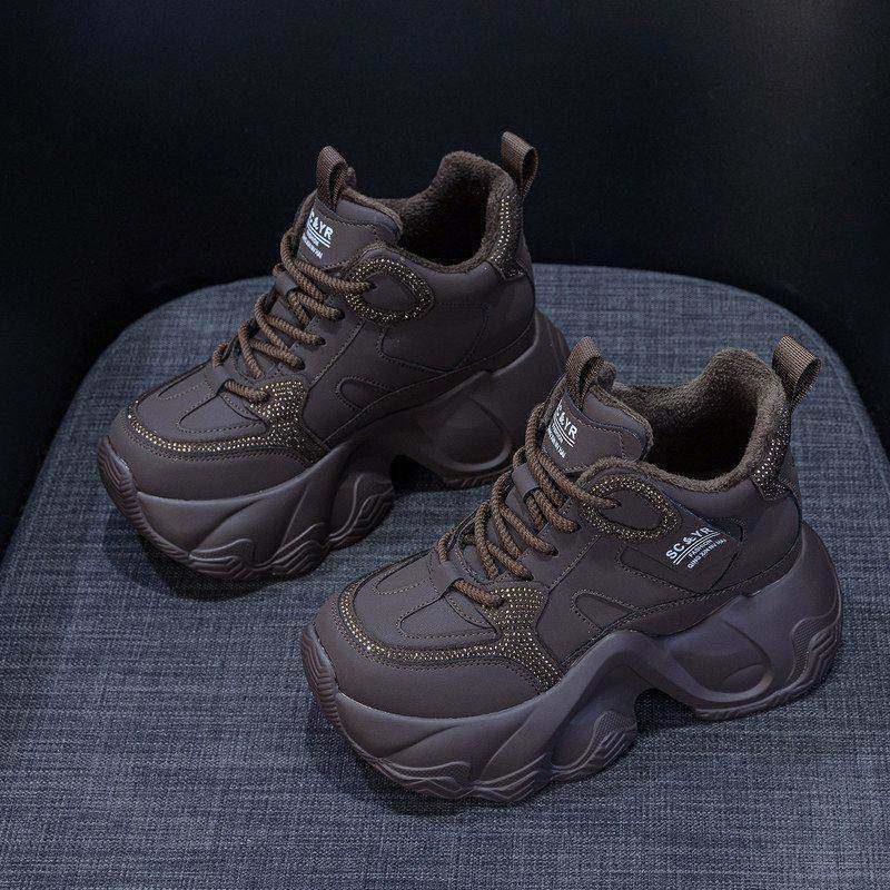 香港超火老爹鞋女2025年春季新款厚底小个子增高显脚小休闲运动鞋,女鞋,帆布鞋,淘宝优惠券,粉丝福利购,淘宝优惠卷