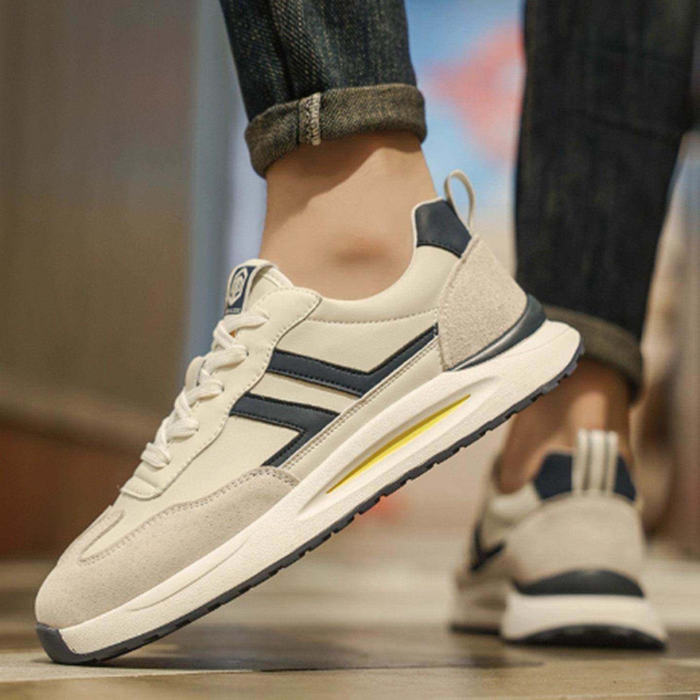 2025冬季新款男士休闲鞋时尚户外简约轻便运动鞋潮流加绒加厚板鞋,流行男鞋,单鞋,淘宝优惠券,粉丝福利购,淘宝优惠卷