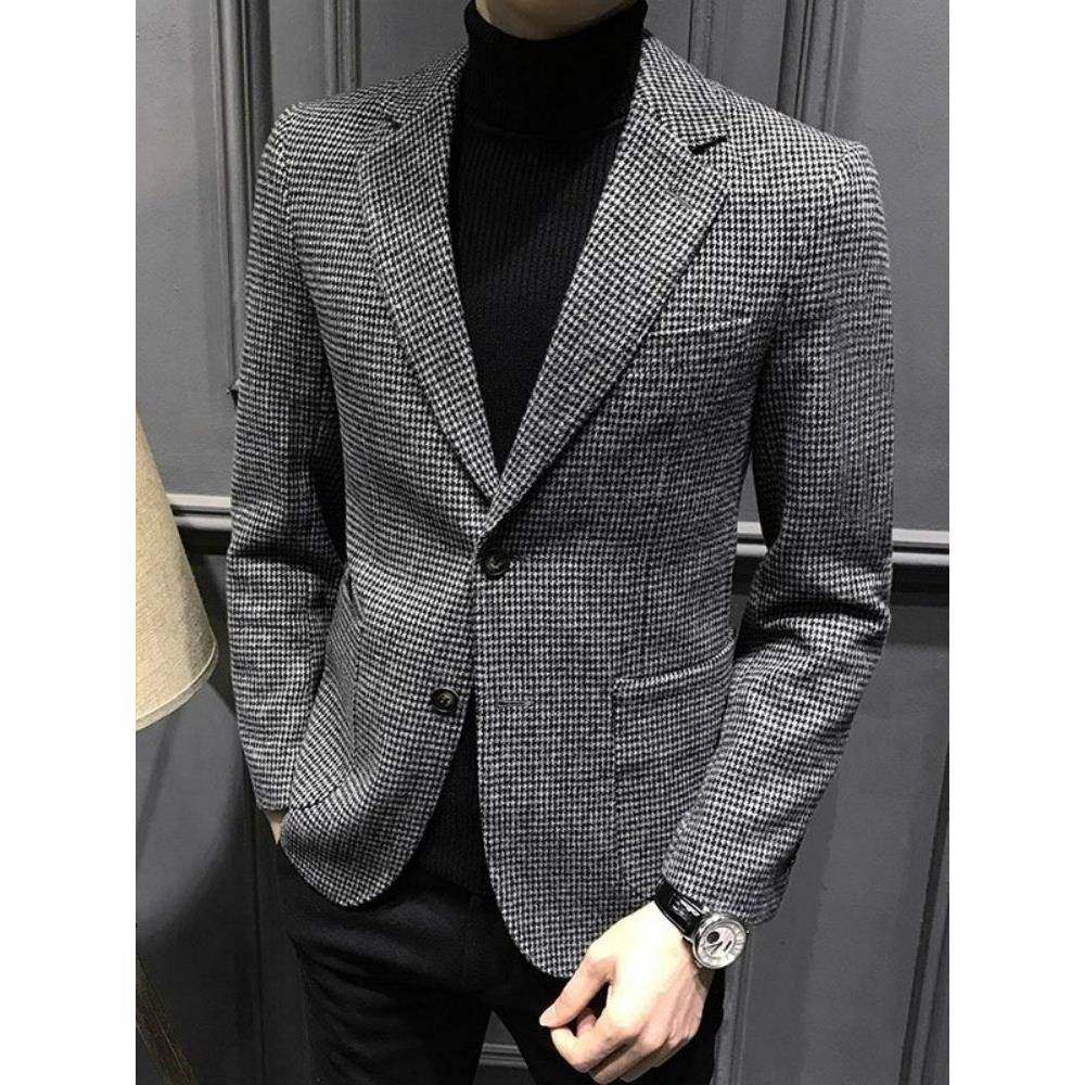 香港1515秋冬季西装外套男潮流休闲高端单西夹克男士西服修身韩版