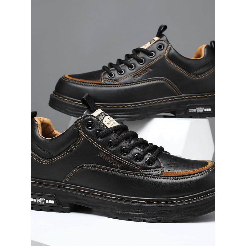 潮牌2025男士覆古工装靴男鞋防水防滑马丁靴子防滑耐磨时尚英伦鞋,流行男鞋,休闲皮鞋,淘宝优惠券,粉丝福利购,淘宝优惠卷