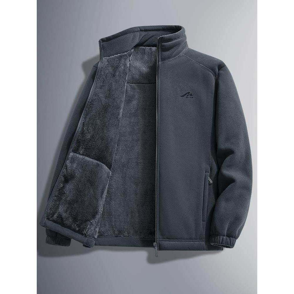 Mostarsea~加绒加厚抓绒衣外套秋冬季奥利绒夹克摇粒绒运动卫衣潮,男装,大码上装,淘宝优惠券,粉丝福利购,淘宝优惠卷