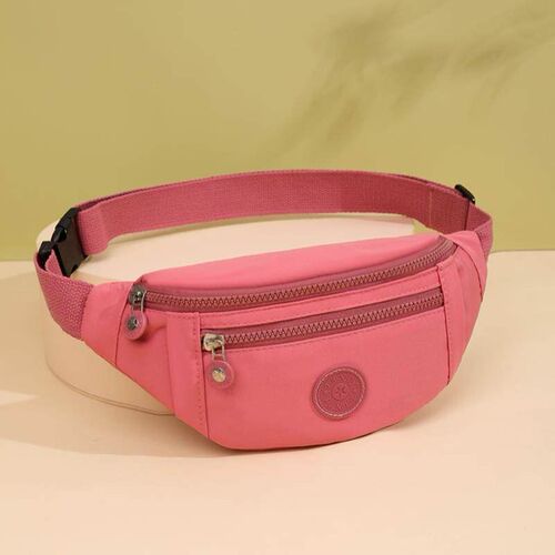 日本进口户外运动跑步腰包男女多功能大容量斜挎包防水手机腰包