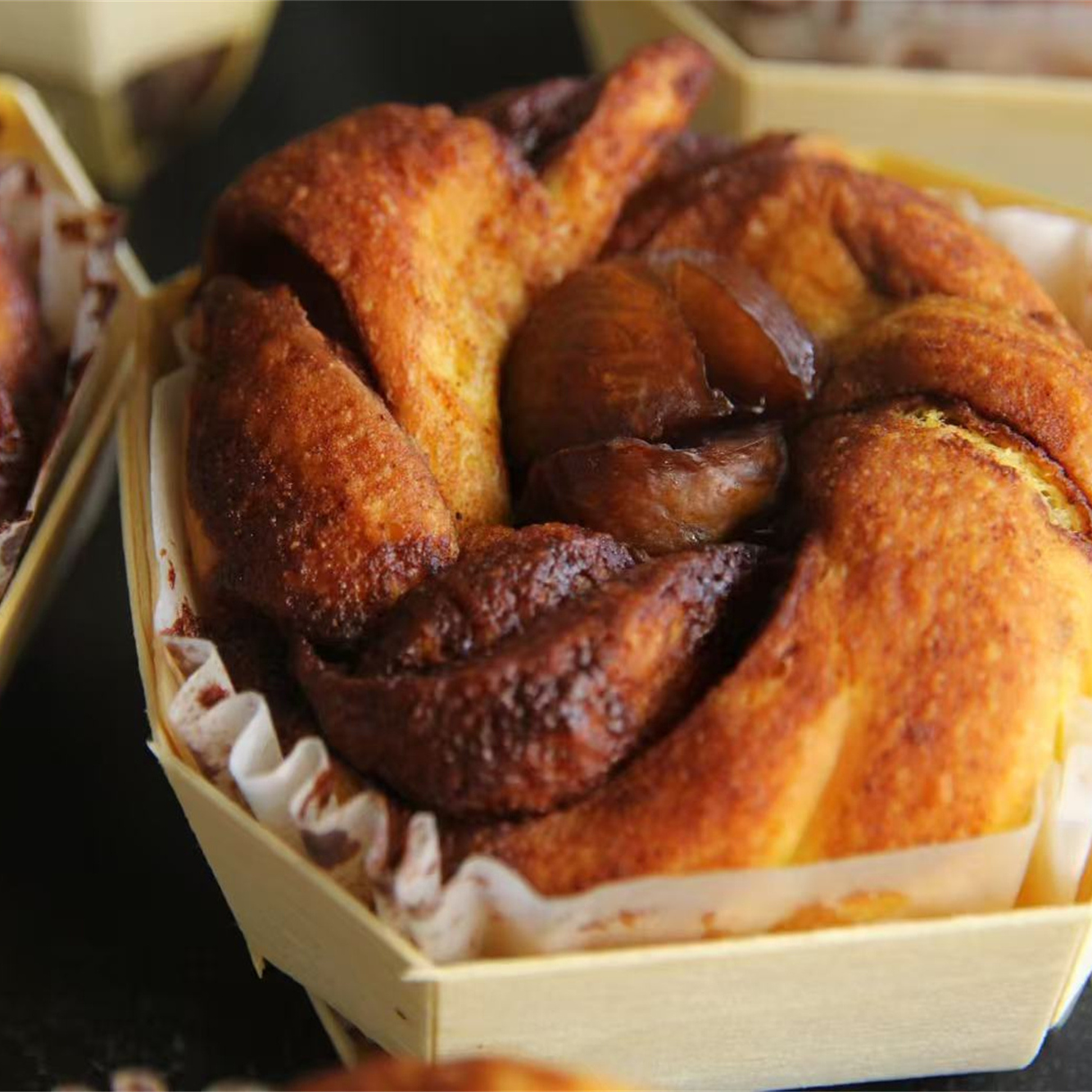 肉桂南瓜栗子卷  布里欧修肉桂卷 黄油肉桂卷