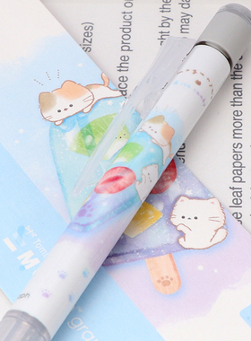 新款TOMBOW/蜻蜓mono graph自动铅笔猫咪限定摇摇出芯低重心0.5
