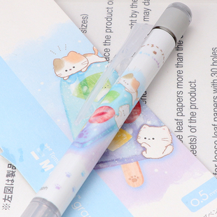 新款TOMBOW/蜻蜓mono graph自动铅笔猫咪限定摇摇出芯低重心0.5