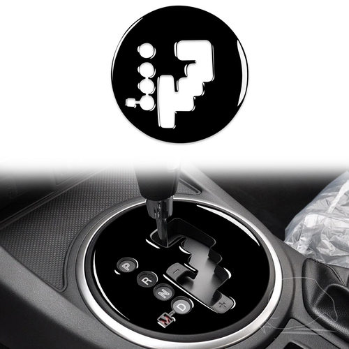 适用于09-15马自达MX-5 排挡面板改装亮黑装饰贴 钢琴黑汽车内饰