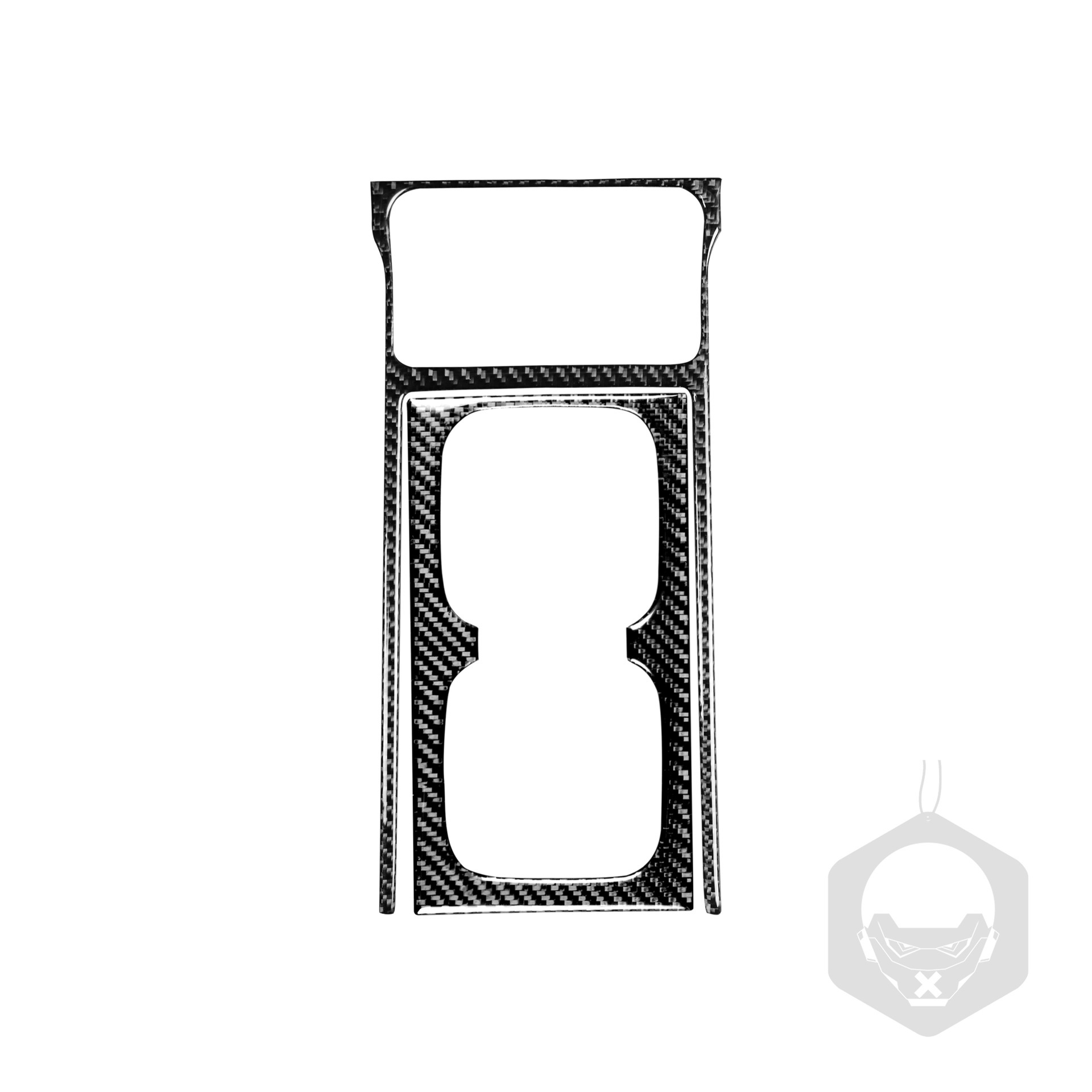 适用本田八代思域Civic 06-11碳纤维水杯面板汽车内饰改装配件