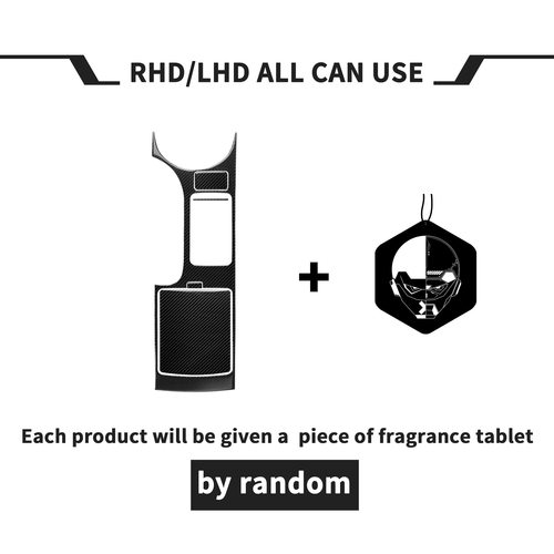 适用于06-09款日产尼桑350z中央控制储物盒扶手碳纤维贴内饰改装