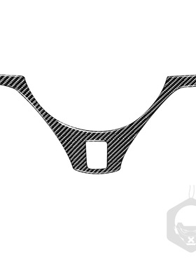 适用宝马E90/E92E93三系碳纤维两门版方向盘贴汽车内饰品改装配件