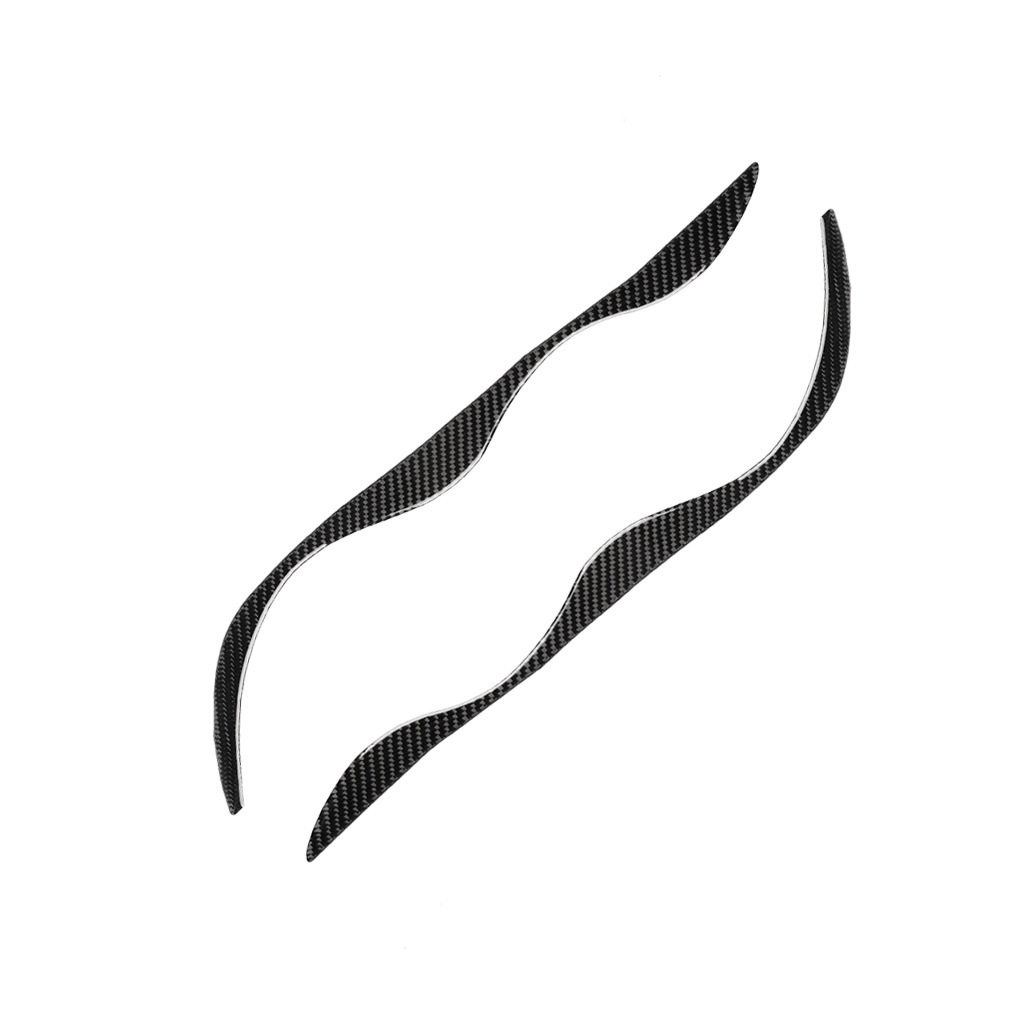 适用宝马BMW老3系E46碳纤维大眼灯眉睑修剪饰贴内装饰改装配件贴