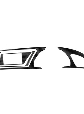 适用于09-16年奥迪audi A5中控仪表台显示大框碳纤维贴纸内饰右驾