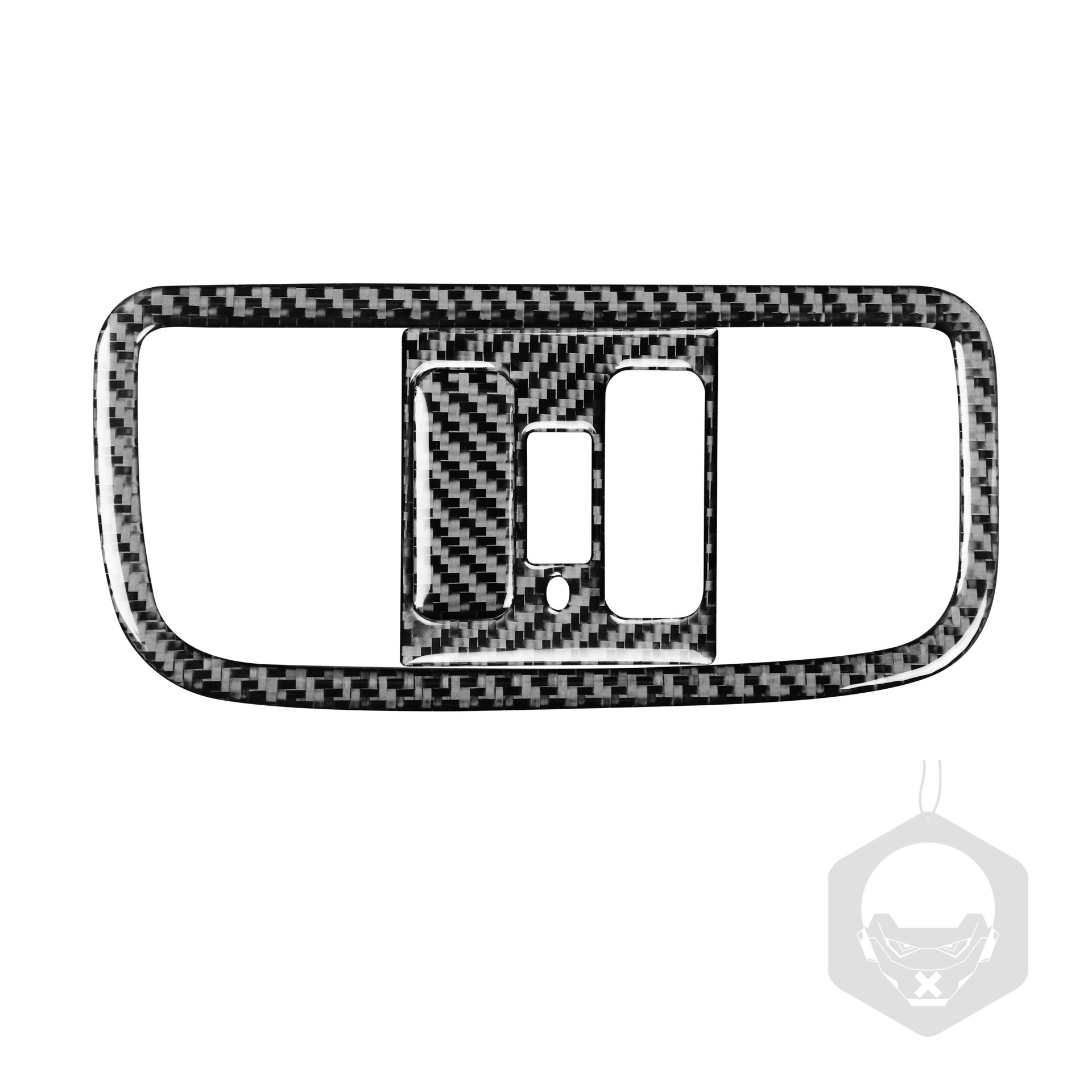 适用本田八代思域Civic 06-11碳纤维阅读灯面板汽车内饰改装配件