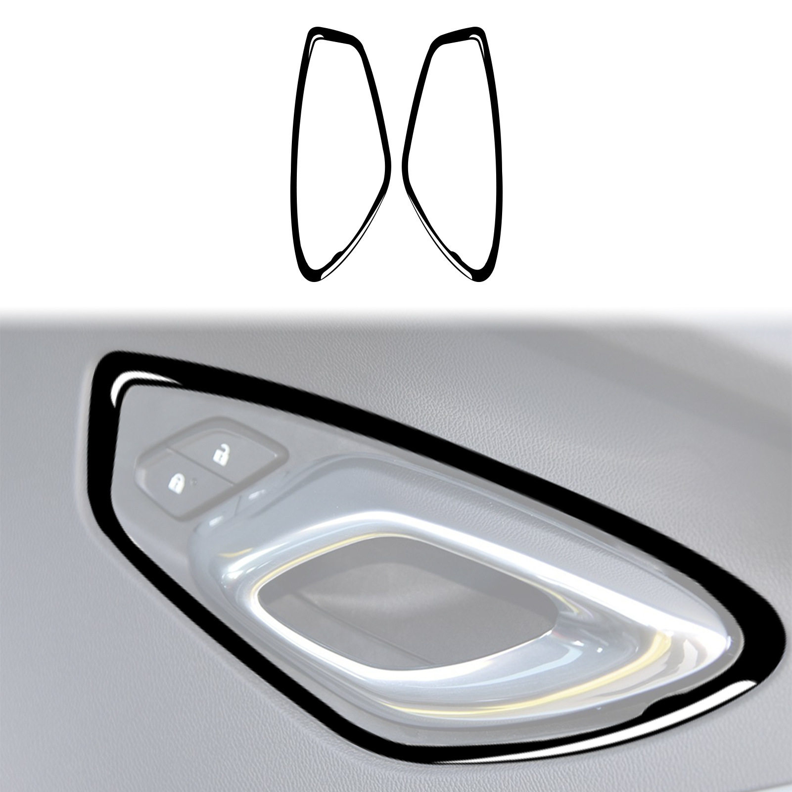 适用于2017-2019雪佛兰科迈罗内门拉手框钢琴黑汽车内饰改装配件,电动车/配件/交通工具,更多电动车零/配件,淘宝优惠券,粉丝福利购,淘宝优惠卷