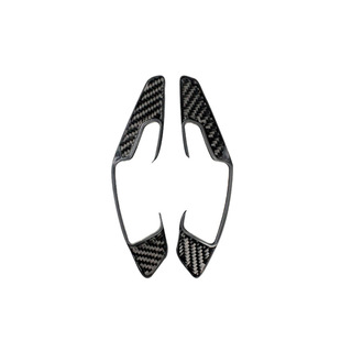 适用雷克萨斯NX200t300h碳纤维方向盘按键框拔片内装饰改装配件贴