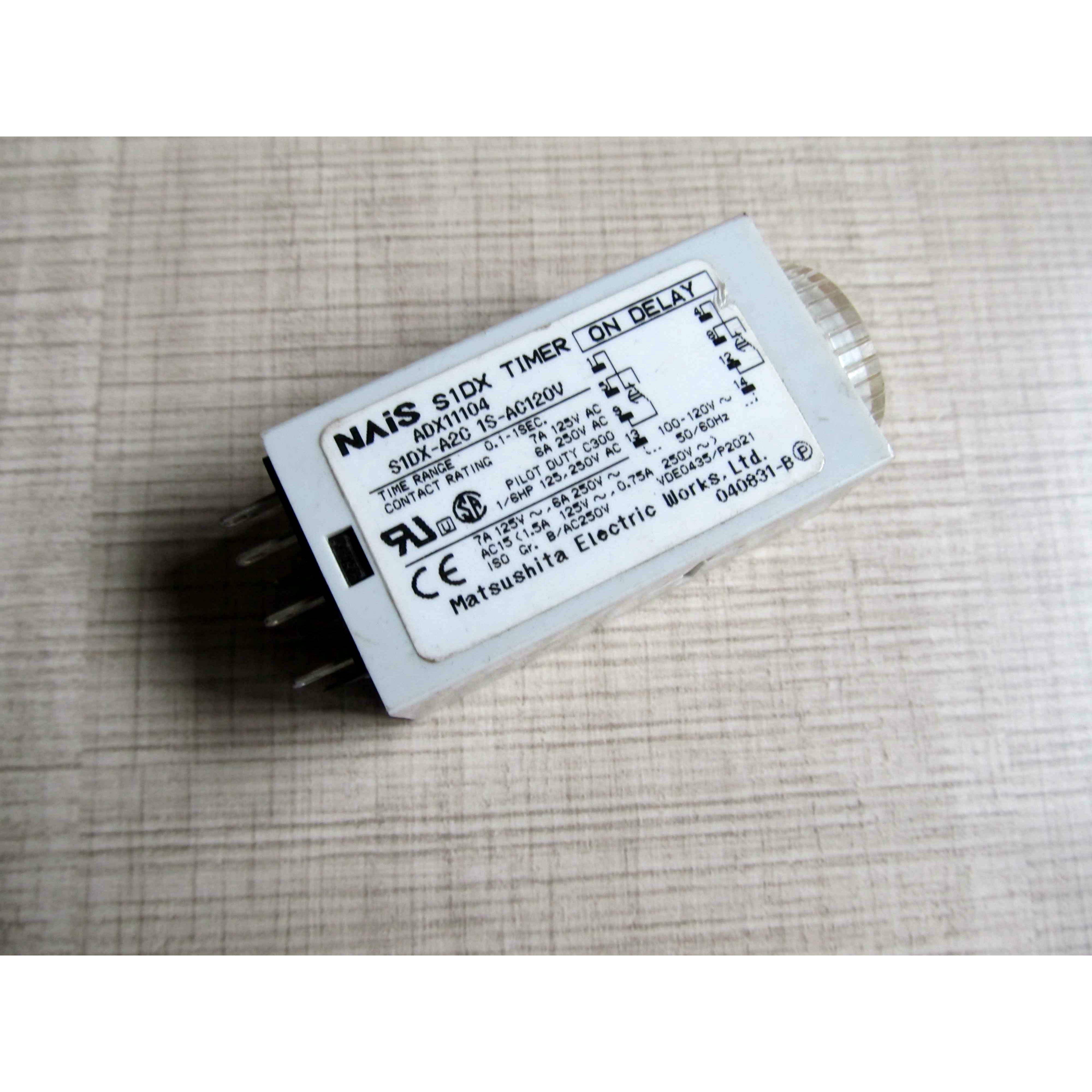 ADX11104正品NAIS时间继电器 S1DX-A2C 1S-AC120V