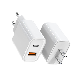 35W欧规美规手机充电器PD快充欧洲美国日本旅游平板电脑兼容插头