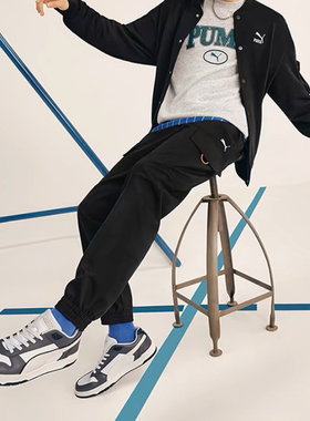 PUMA彪马官方男女低帮经典复古百搭透气休闲板鞋 REBOUND 386373