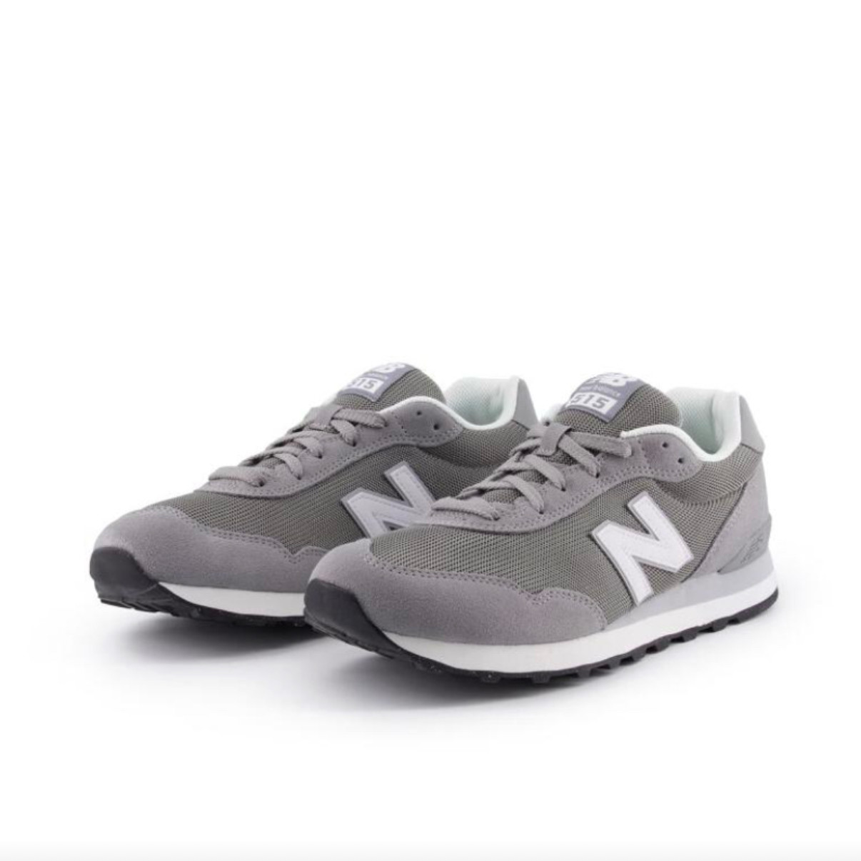 New Balance 515 时尚复古 舒适透气 跑鞋 白灰ML515GRY