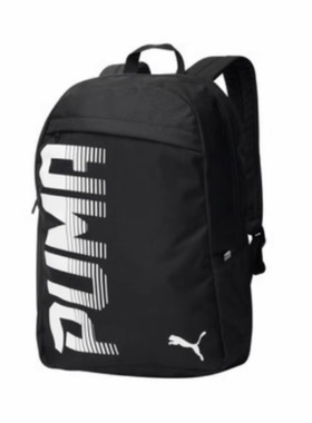 Puma PIONEER BACKPACK I 字母图案印花大容量学生织物书包双肩包