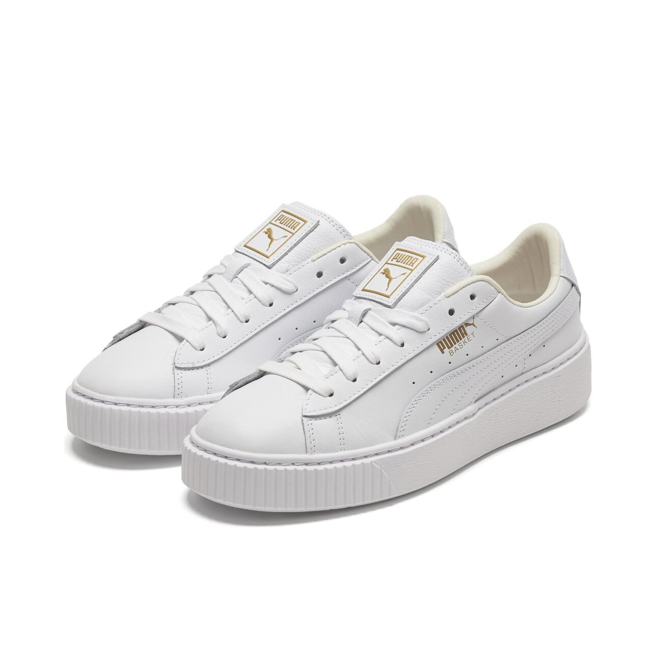 Puma/彪马 Basket Platform 板鞋 休闲复古轻便厚底增高防滑松糕