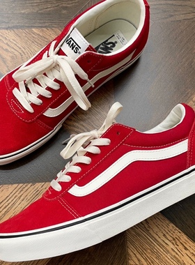 Vans Ward 潮流 复古拼接 舒适休闲 板鞋 红色/白色 VN0A5HTSBOP