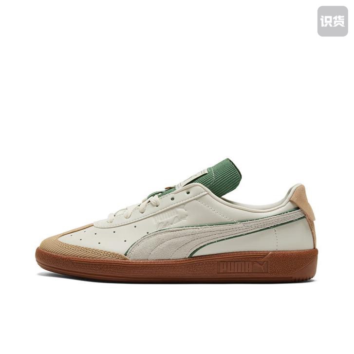 Puma Vlado Stenzel Suede复古德训鞋白色/棕色/绿色386343