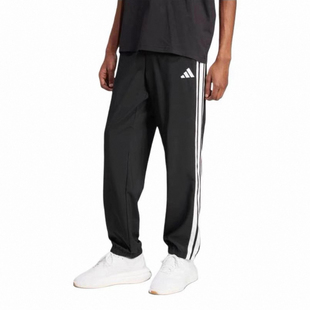 阿迪达斯情侣款速干凉感束脚运动裤男女春季新款轻运动