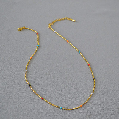 Korean blogger  Chih un's same colored bean enamel drop