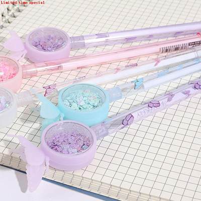 4Pcs Sequin Butterfly Neutral Pen Wedding Bridesmaid Guest