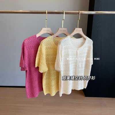舒适百搭休闲甜美上衣女夏