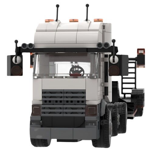 MOC-29540小颗粒带拖车卡车积木