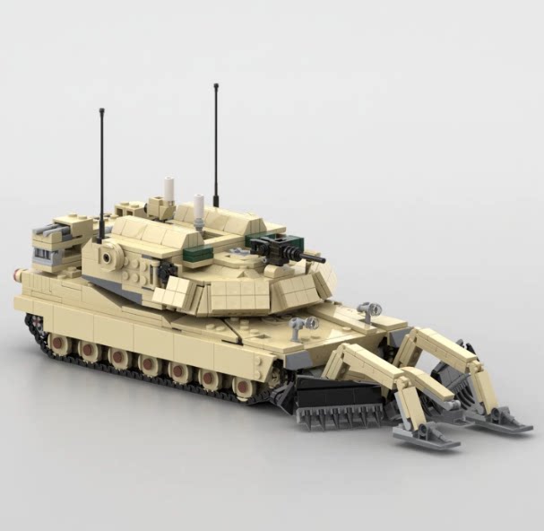 现货小颗粒MOC-250265坦克M1150突击车积木益智玩具模型礼物摆件