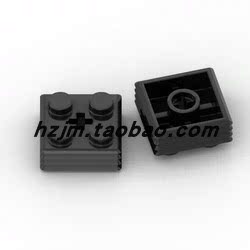 华志积木 71752 四面带槽条纹砖 2x2x2/3零件 小颗粒拼装玩具配件