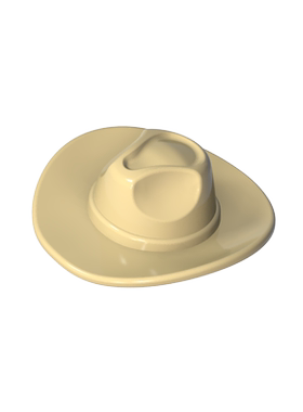 积木61506 牛仔帽零件配件MOC定制DIY礼品玩具科教