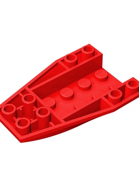 华志积木43713积木4x6 反向楔形件玩具配件零件拼装拼插